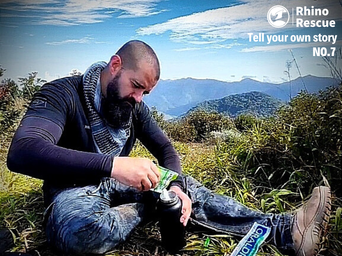 Alan's training journey Rhino Rescue