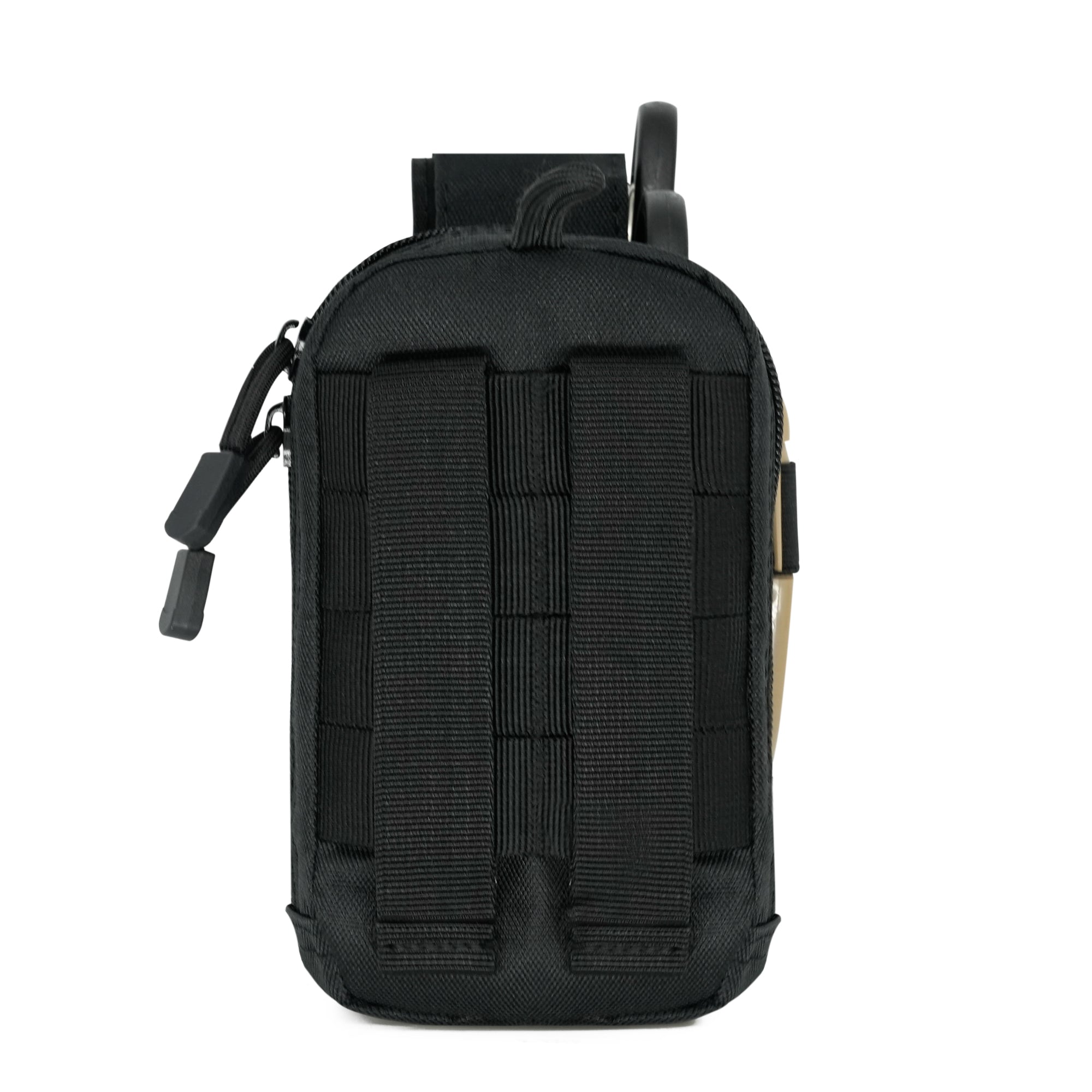 RHINO RESCUE EDC IFAK Trauma Kit Molle Tactical Pouch with Tourniquets, Israeli Bandage, Compressed Gauze Black