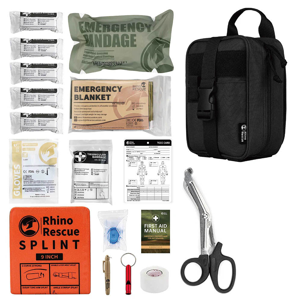 Rhino First Aid Survival Kit - Tactical IFAK Pouch