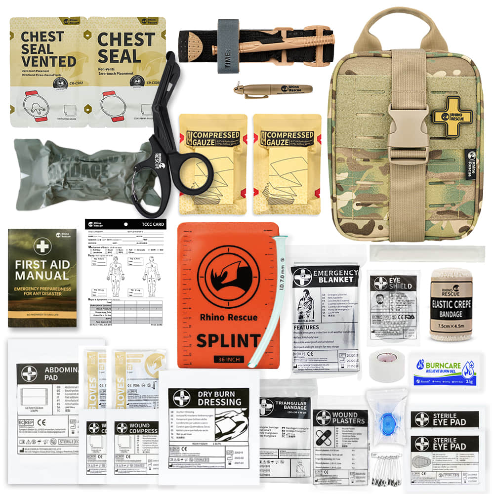 RHINO RESCUE™ IFAK Trauma Kit - Multicam- first aid kit