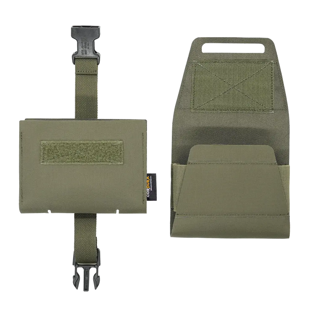 RhinoRescue tactical Cordura pouch  with quick-release buckle and internal organizer.