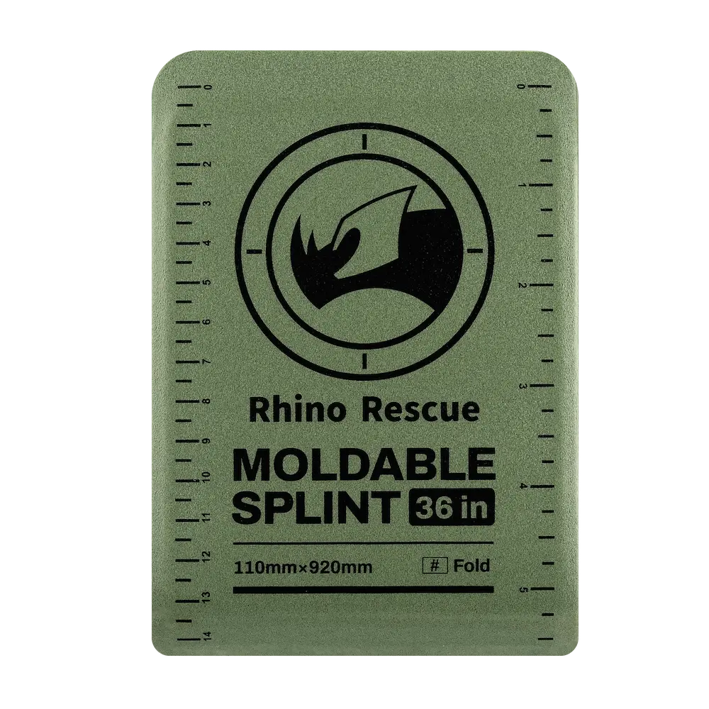 Rhino Rescue™ First Aid Splint Medical Splint Kits Folded for Bone Fractures Keep Bones in Position (Folded)
