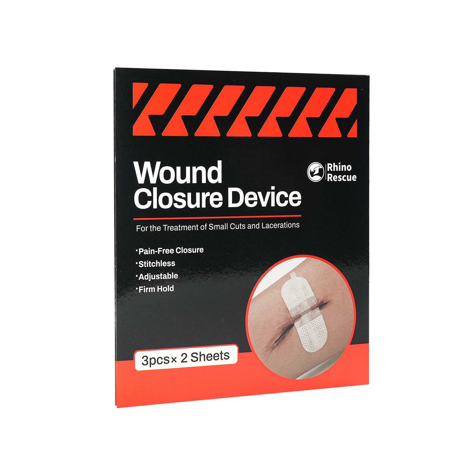 Rhino Rescue™ Zip Stitch 6pcs - Stitchless Wound Closure Strips
