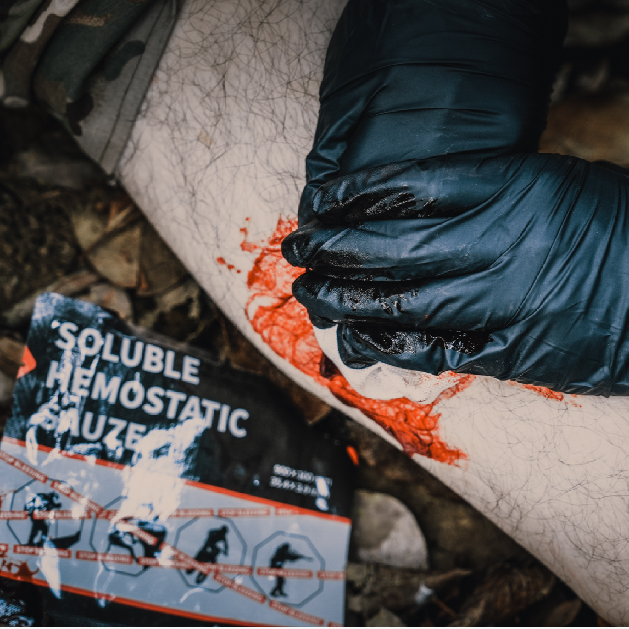 Soluble Hemostatic Gauze