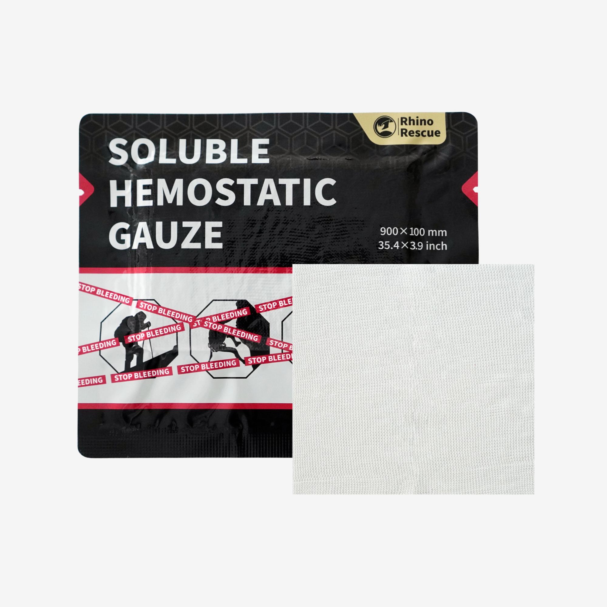 Soluble Hemostatic Gauze