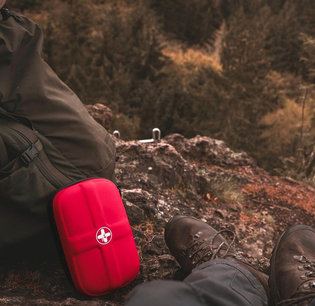 RHINO RESCUE: Compact & Portable First Aid Kit for Outdoors, Home, Hiking, Working