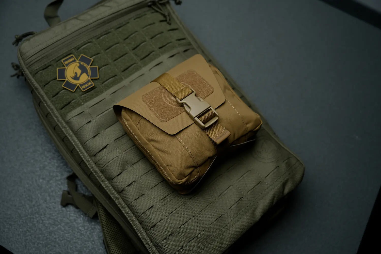 Cordura® Mini Tactical IFAK – Combat Metal Tourniquet, Rip-Away MOLLE Pouch, Bleeding-Control EDC