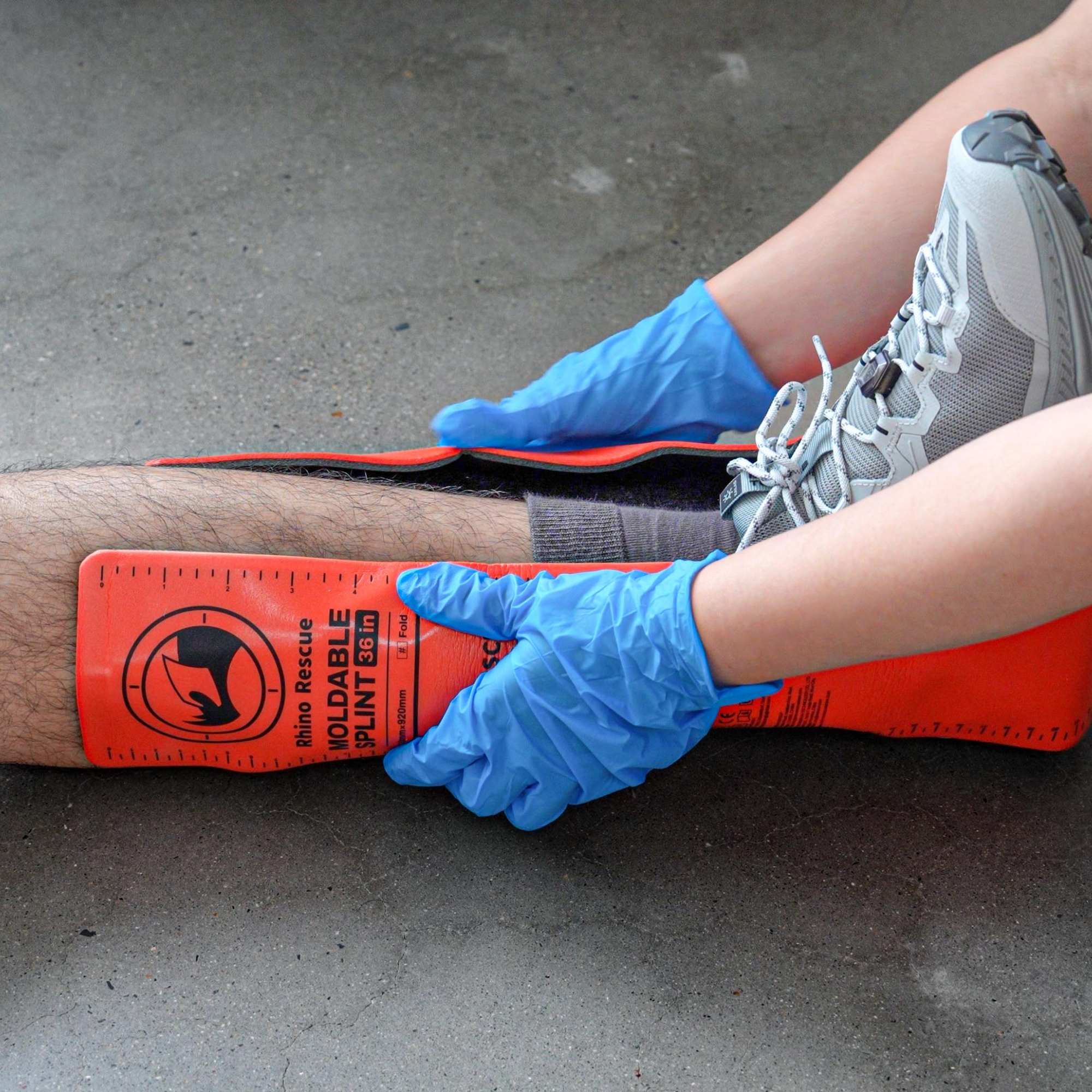 Rhino Rescue™ First Aid Splint Medical Splint Kits Folded for Bone Fractures Keep Bones in Position (Folded)