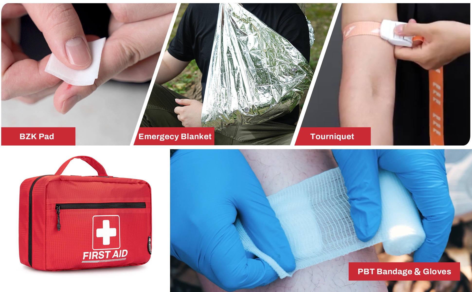 first aid bag contents