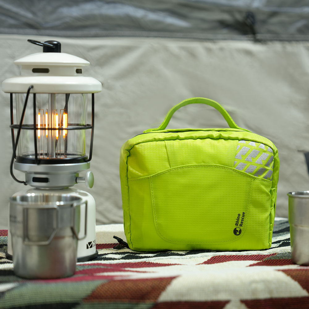 Rhino Rescue™ Survival First Aid Kits & Supplies Outdoor Camping First Aid Kit A Version Fluorescent Green - FDA CE Approved