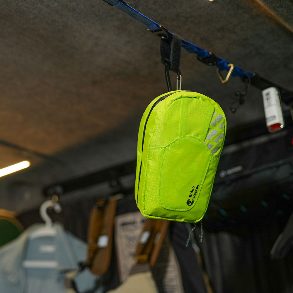 Rhino Rescue™ Survival First Aid Kits & Supplies Outdoor Hiking First Aid Kit A Version Fluorescent Green - FDA CE Approved