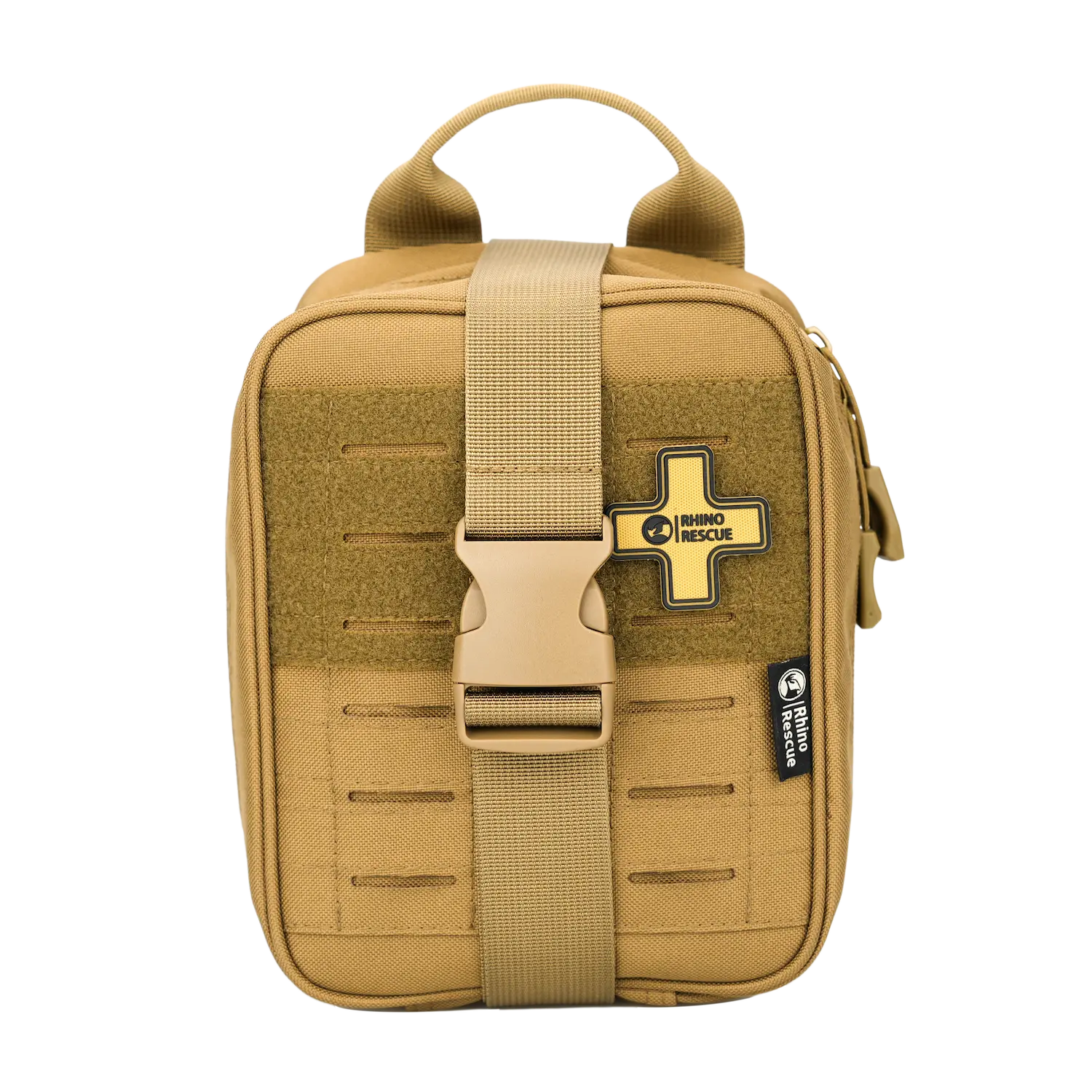 IFAK Trauma Kit with Ratcheting Tourniquet, Molle Pouch SE Camouflage Rhino Rescue™, FDA/CE-Approved Self-Rescue in Seconds for Outdoor & Combat