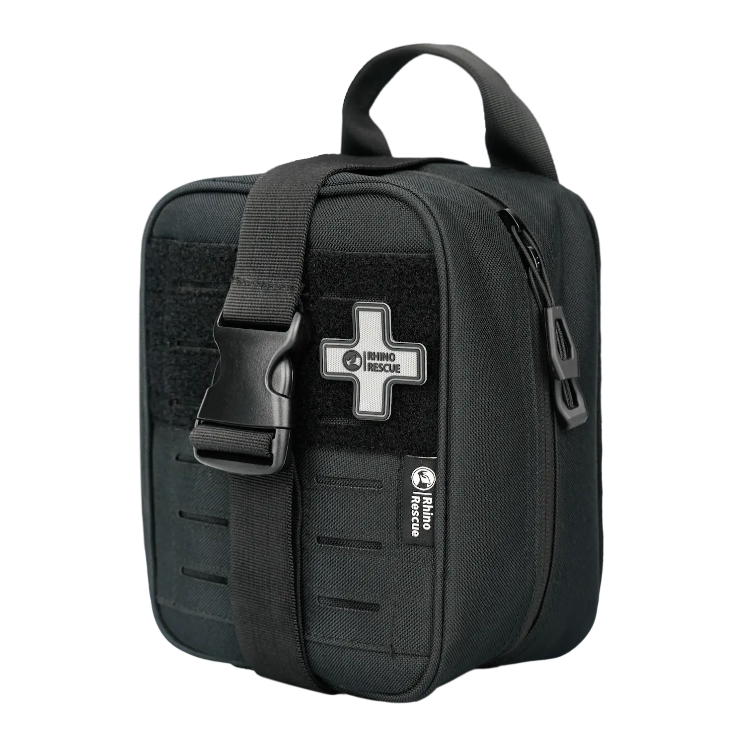 IFAK Trauma Kit with Ratcheting Tourniquet, Molle Pouch SE Camouflage Rhino Rescue™, FDA/CE-Approved Self-Rescue in Seconds for Outdoor & Combat