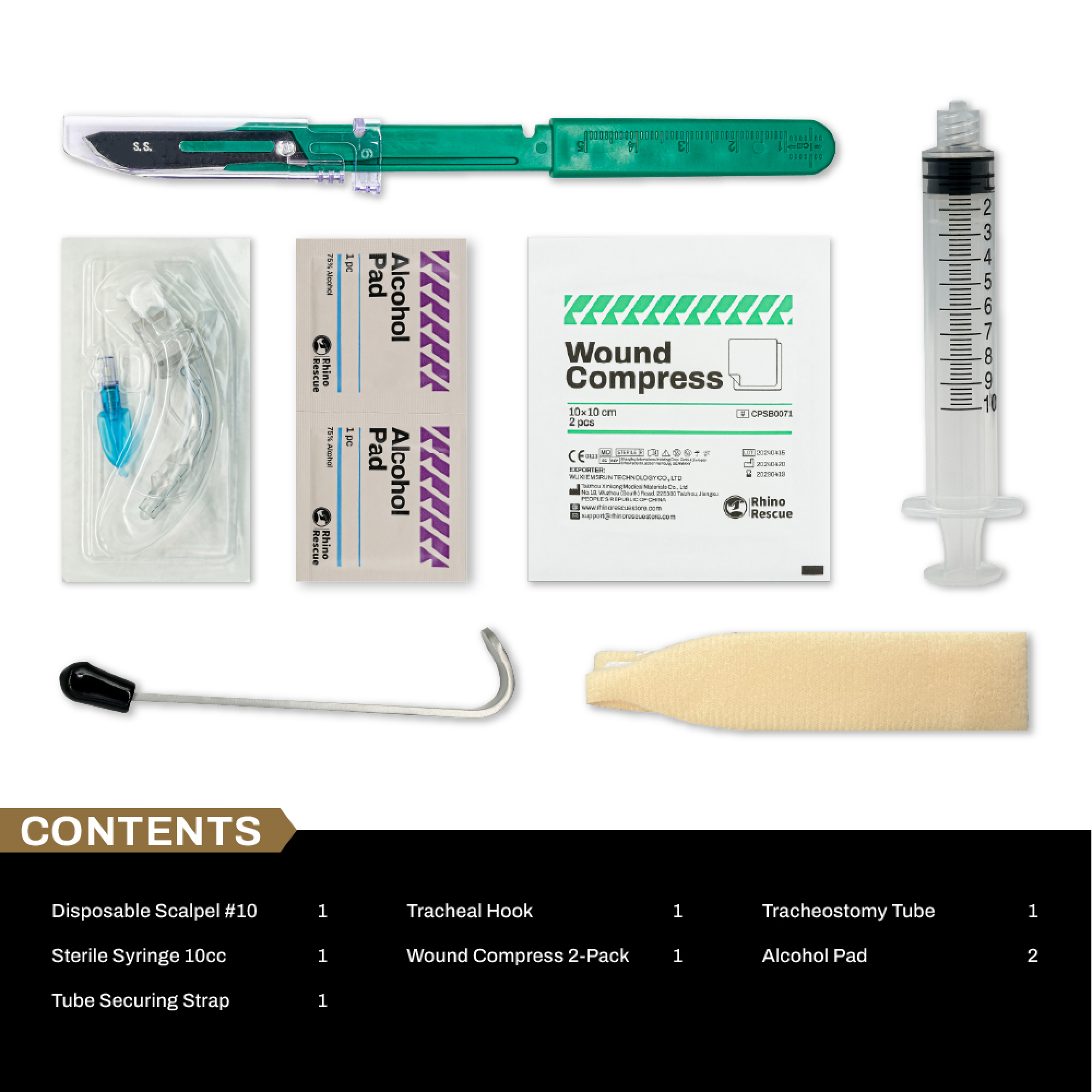 Cricothyroidotomy Kit All-in-one