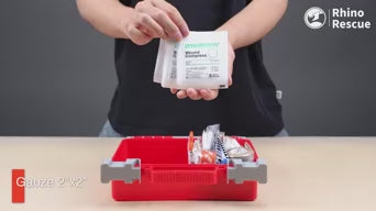 All-Purpose First Aid Kit --- Rhino Rescue™ First Aid Kits & Supplies All-Purpose First Aid Medical Supplies 266/350 items - FDA CE Approved