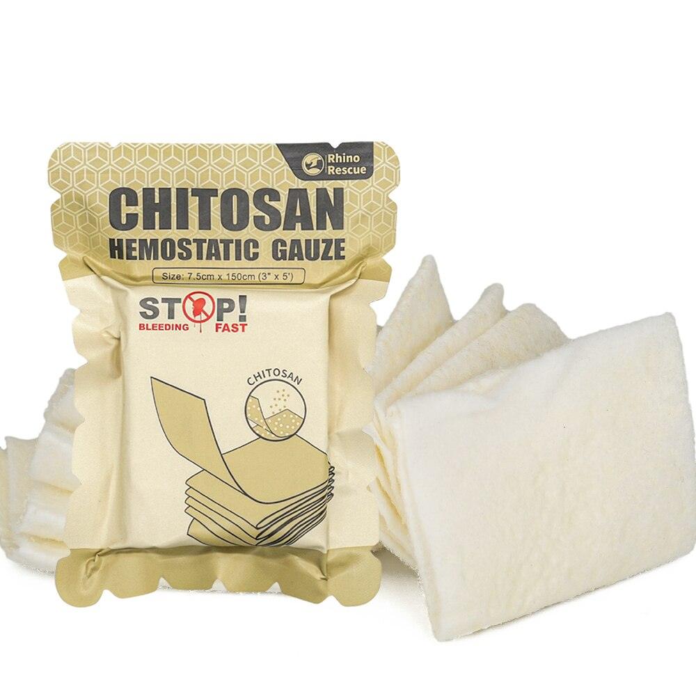 Chitosan Hemostatic Gauze | Rapid Blood Clotting Dressing RhinoRescue Chitosan Hemostatic Gauze | Rapid Blood Clotting Dressing RhinoRescue