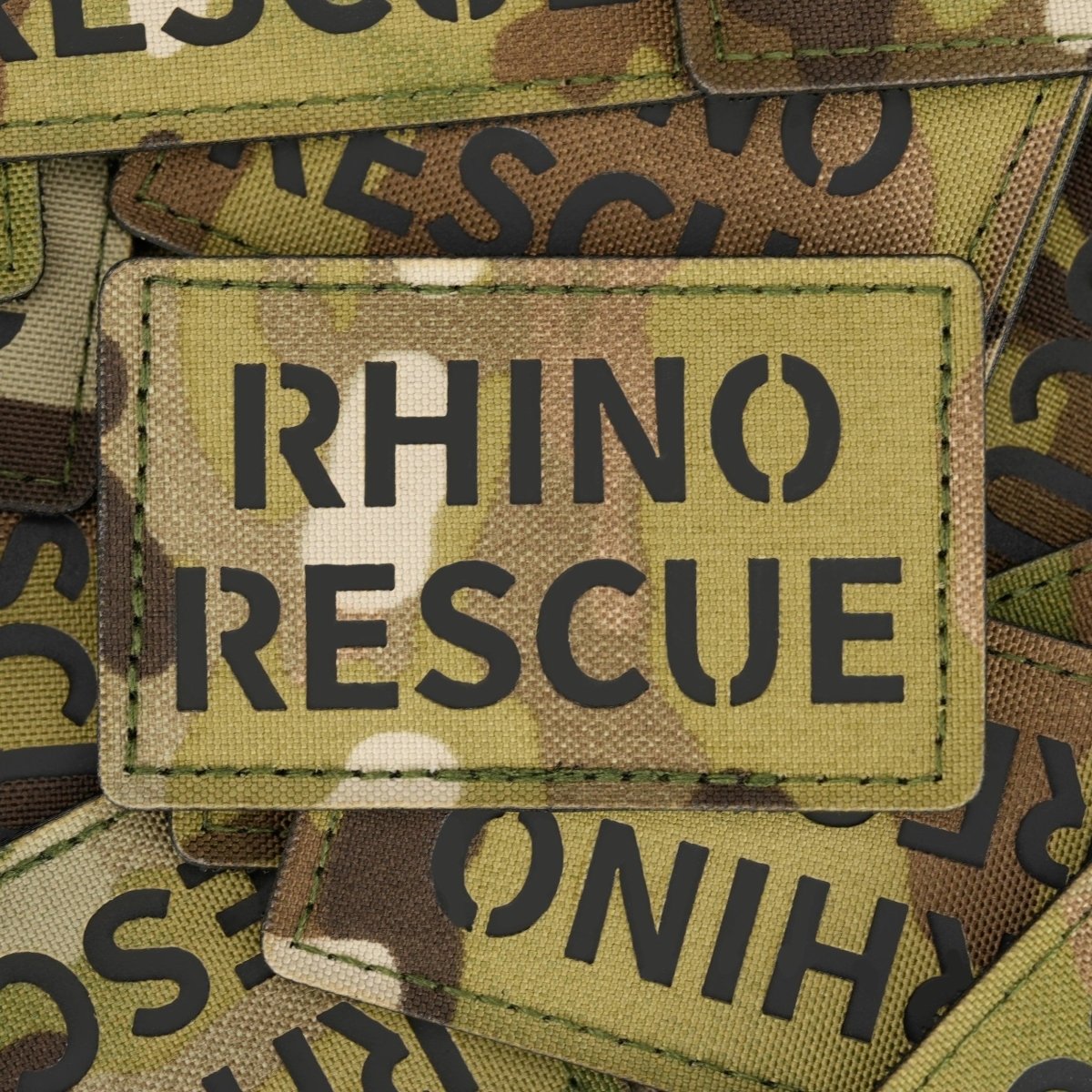 RHINO Rescue Logo Morale Badge
