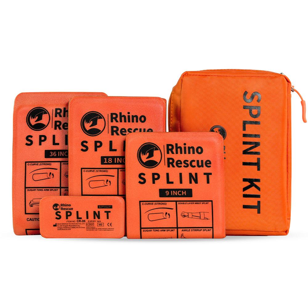 Rhino Rescue Moldable Splint Kit | Emergency Bone Fracture Support ...